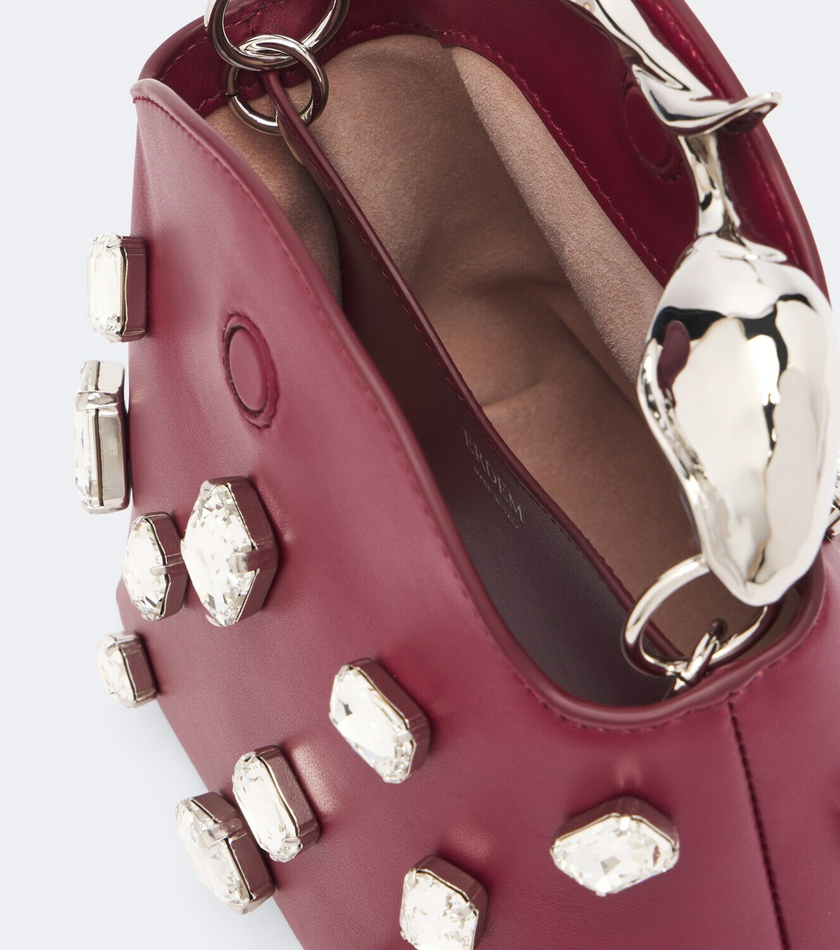 Erdem Bloom Mini embellished top-handle bag