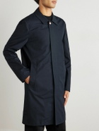 Private White V.C. - Jack's Mac Cotton Coat - Blue