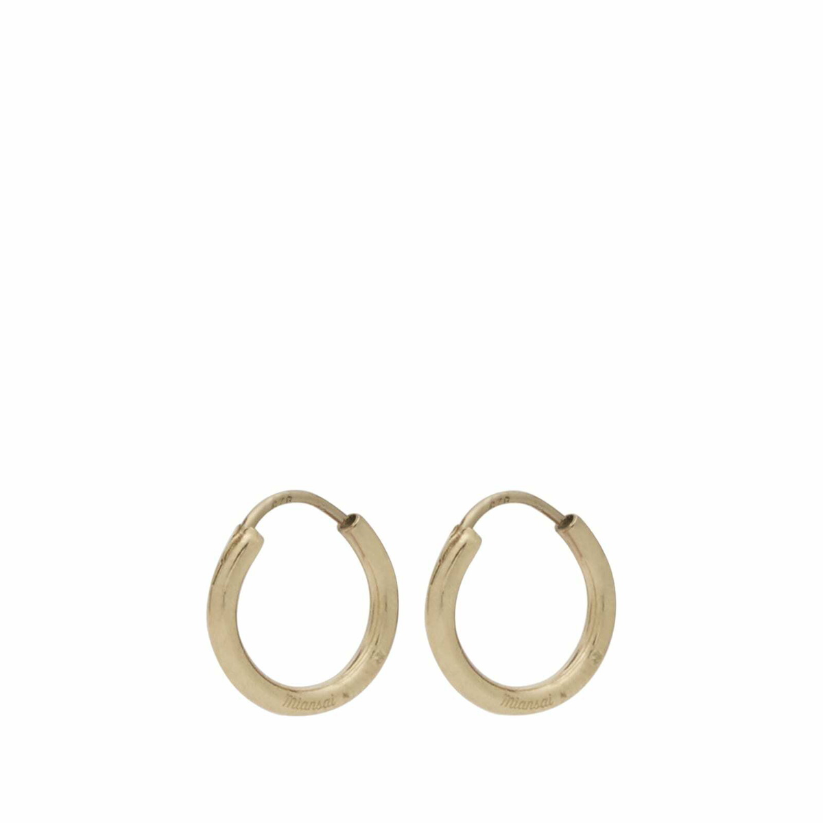 Miansai Men's Aeri Huggie Earring in Gold 