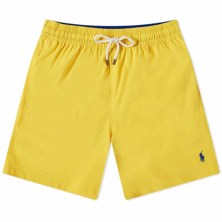 Photo: Polo Ralph Lauren Men's Traveller Swim Short in Yellow