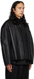 LE17SEPTEMBRE Black Quilted Jacket