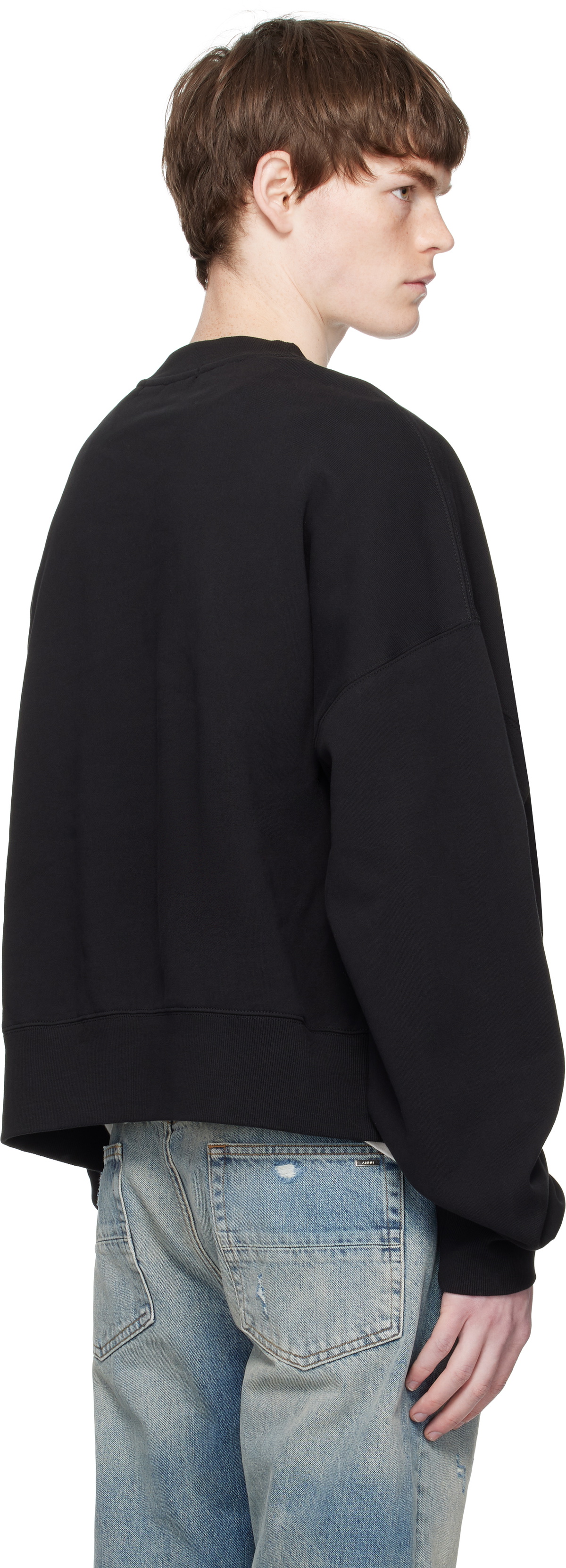 Stolen Girlfriends Club Black Stolen Razor Crew Sweatshirt