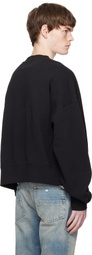 Stolen Girlfriends Club Black Stolen Razor Crew Sweatshirt