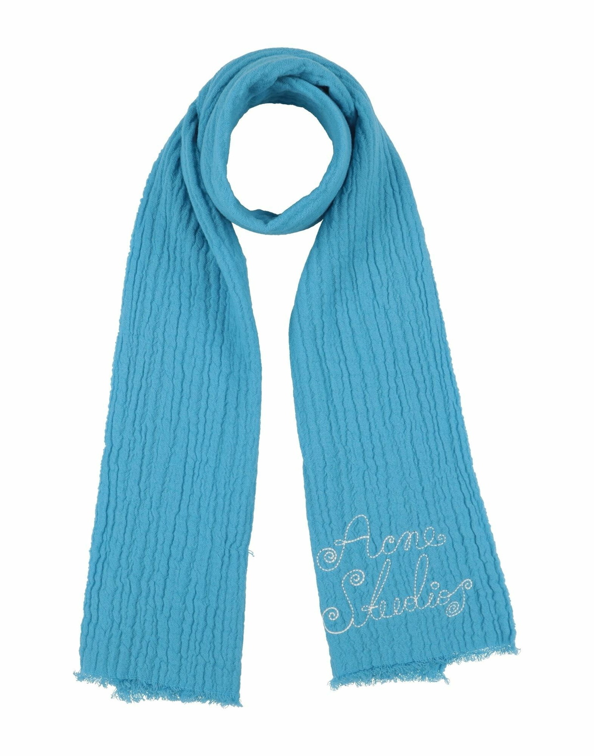 Acne Studios Womens Scarf Azure
