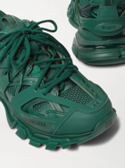 Balenciaga - Track Nylon, Mesh and Rubber Sneakers - Green