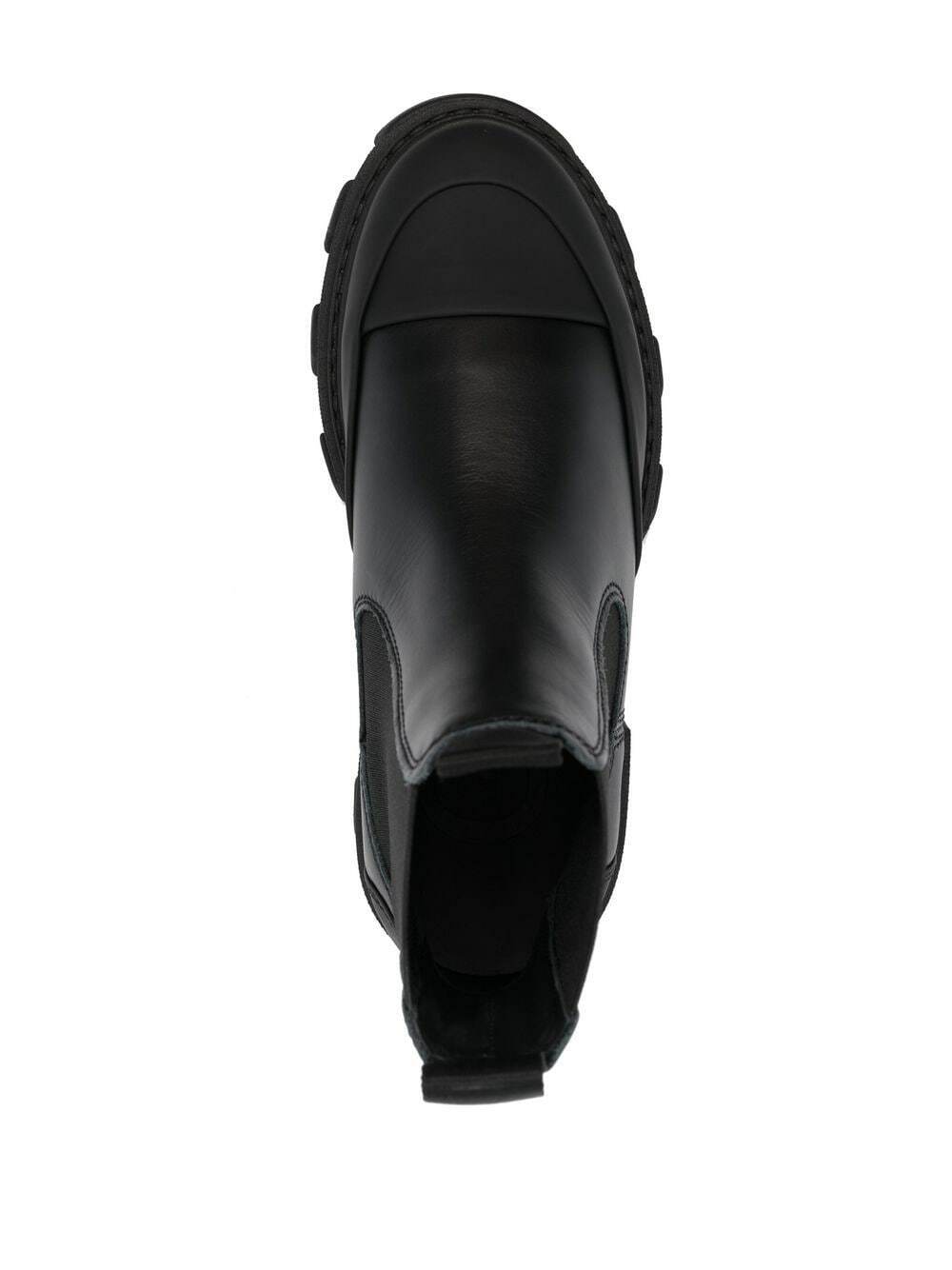 GANNI - Leather Chelsea Boots