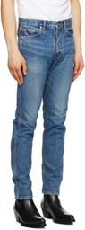The Letters Blue Tapered Jeans