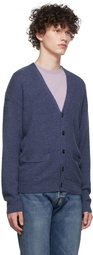 Ralph Lauren Purple Label Blue Linen Cardigan