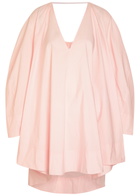 Jacquemus La Robe Paysan V-neck Poplin Mini Dress Light Pink