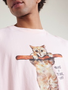 Story mfg. - Printed Cotton-Jersey T-Shirt - Pink