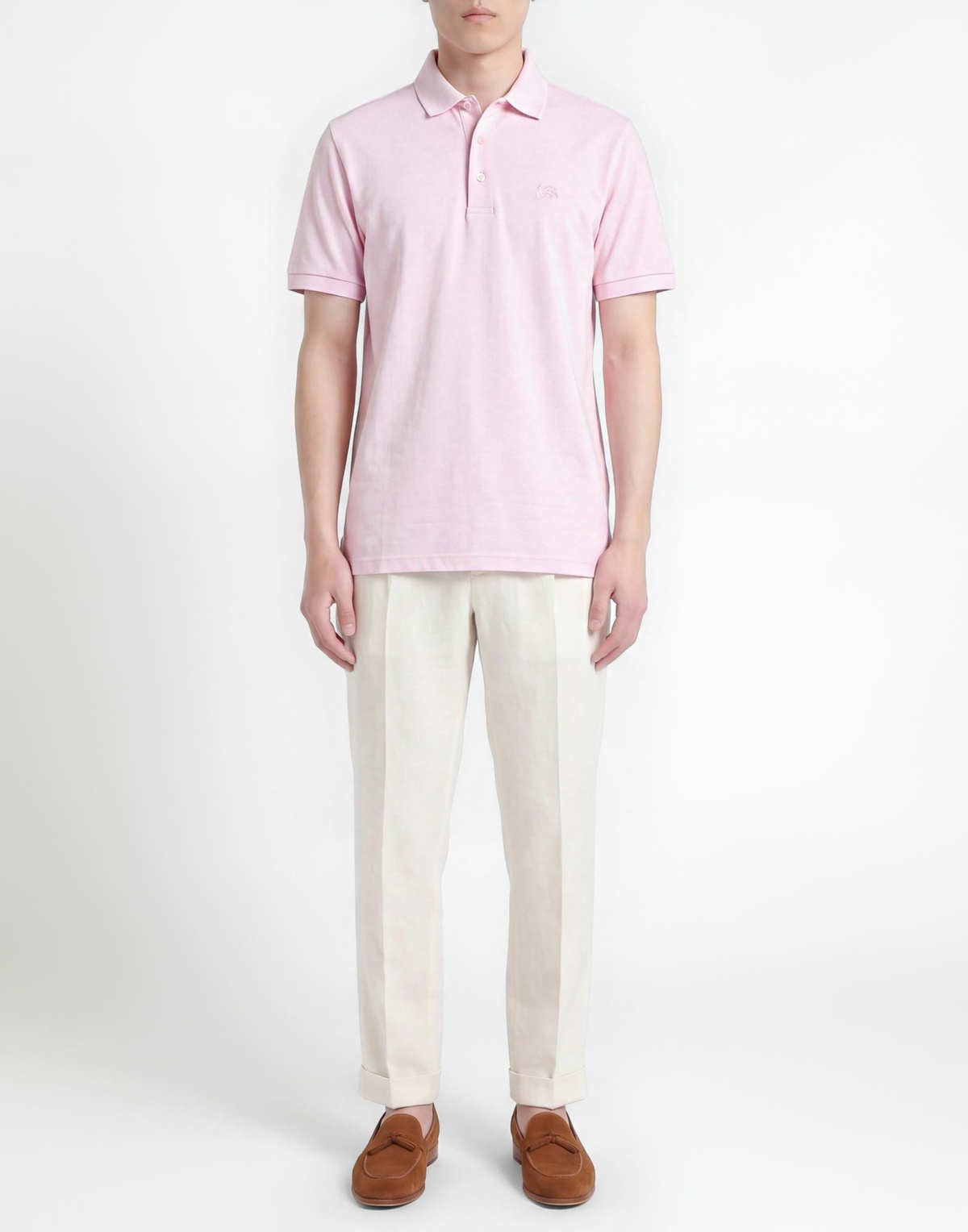 Etro Mens Polo shirt in Pink