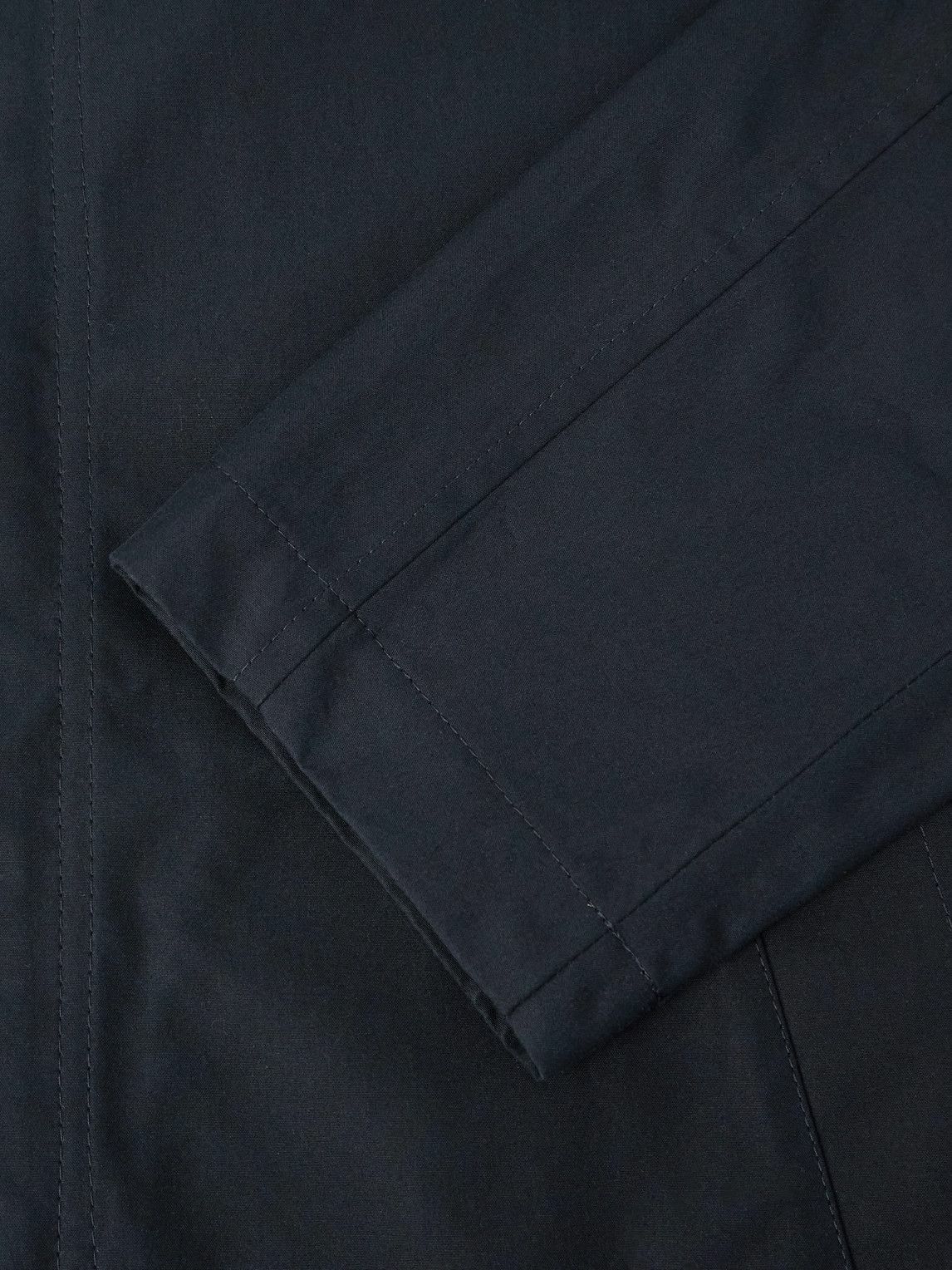 Private White V.C. - Jack's Mac Cotton Coat - Blue