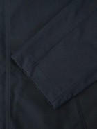 Private White V.C. - Jack's Mac Cotton Coat - Blue