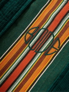 BODE - Parakeet Logo-Embroidered Striped Canvas and Corduroy Tote Bag