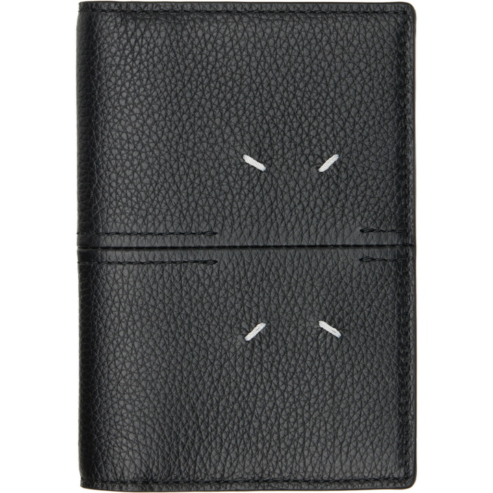 Photo: Maison Margiela Black Leather Passport Holder