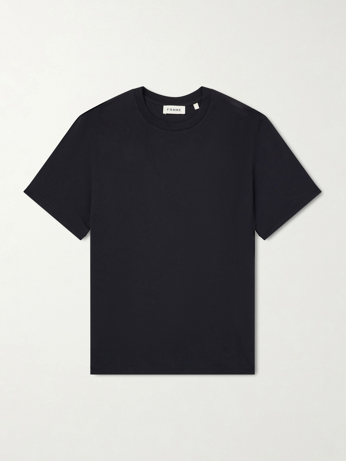 FRAME - Supima Cotton-Jersey T-Shirt - Black