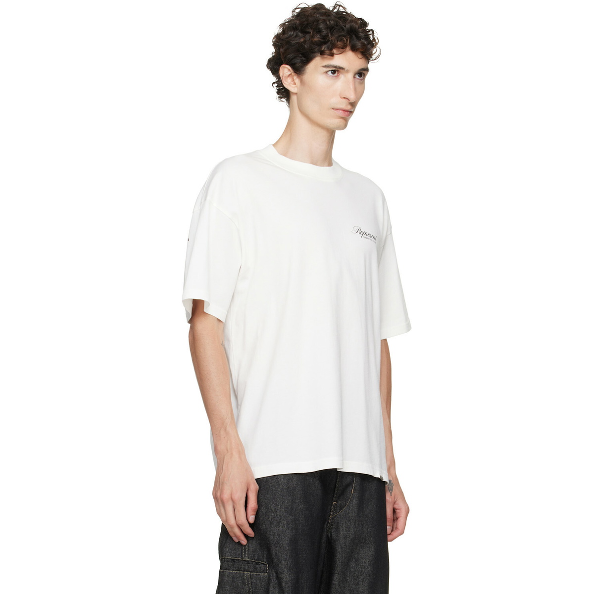 Represent White Print 'Owners Club' T-shirt