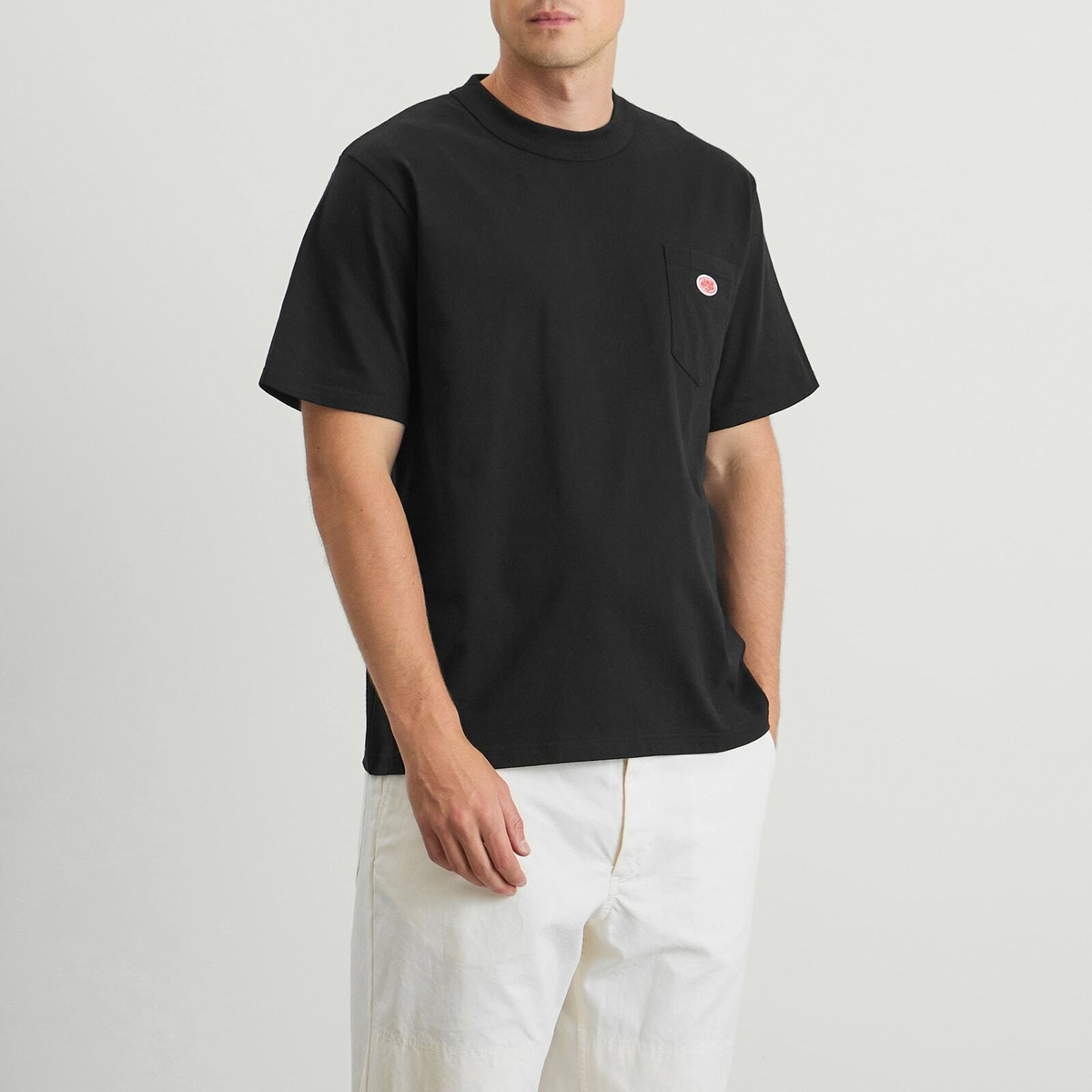 Armor-Lux Men's Logo Pocket T-Shirt in Black