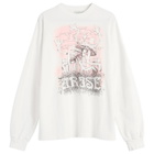 Aries Women's Faded Shroom Awakening Long Sleeve T-Shirt in White