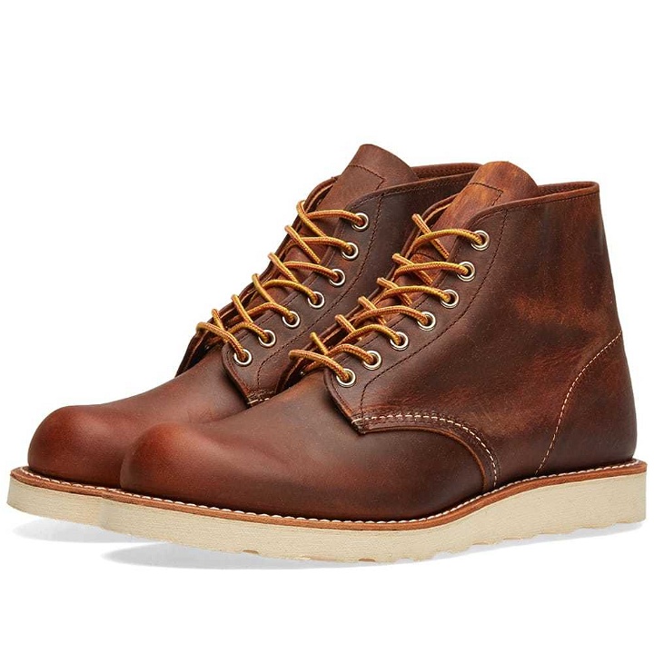 Photo: Red Wing 9111 Heritage 6" Round Toe Boot Brown
