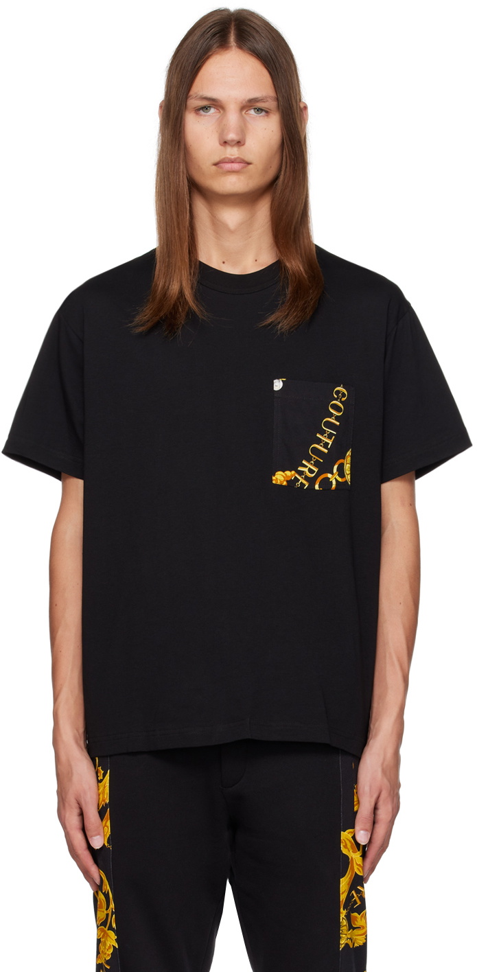 Versace Jeans Couture Black Chain Couture T-Shirt Versace