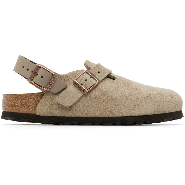Photo: Birkenstock Taupe Narrow Tokio Loafers