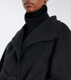 Khaite Romare wool wrap coat