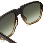 Oscar Deen Fraser Sunglasses in Mocha/Green Fade 