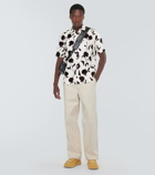 Jacquemus La Chemise Melo floral linen shirt