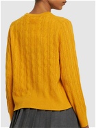 GUEST IN RESIDENCE Twin Cable Cashmere Crewneck Sweater
