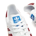 Adidas Samba OG Sneakers in Ftwr White/Collegiate Burgundy/Gum