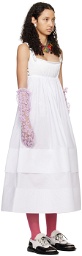 Chopova Lowena White Foray Midi Dress