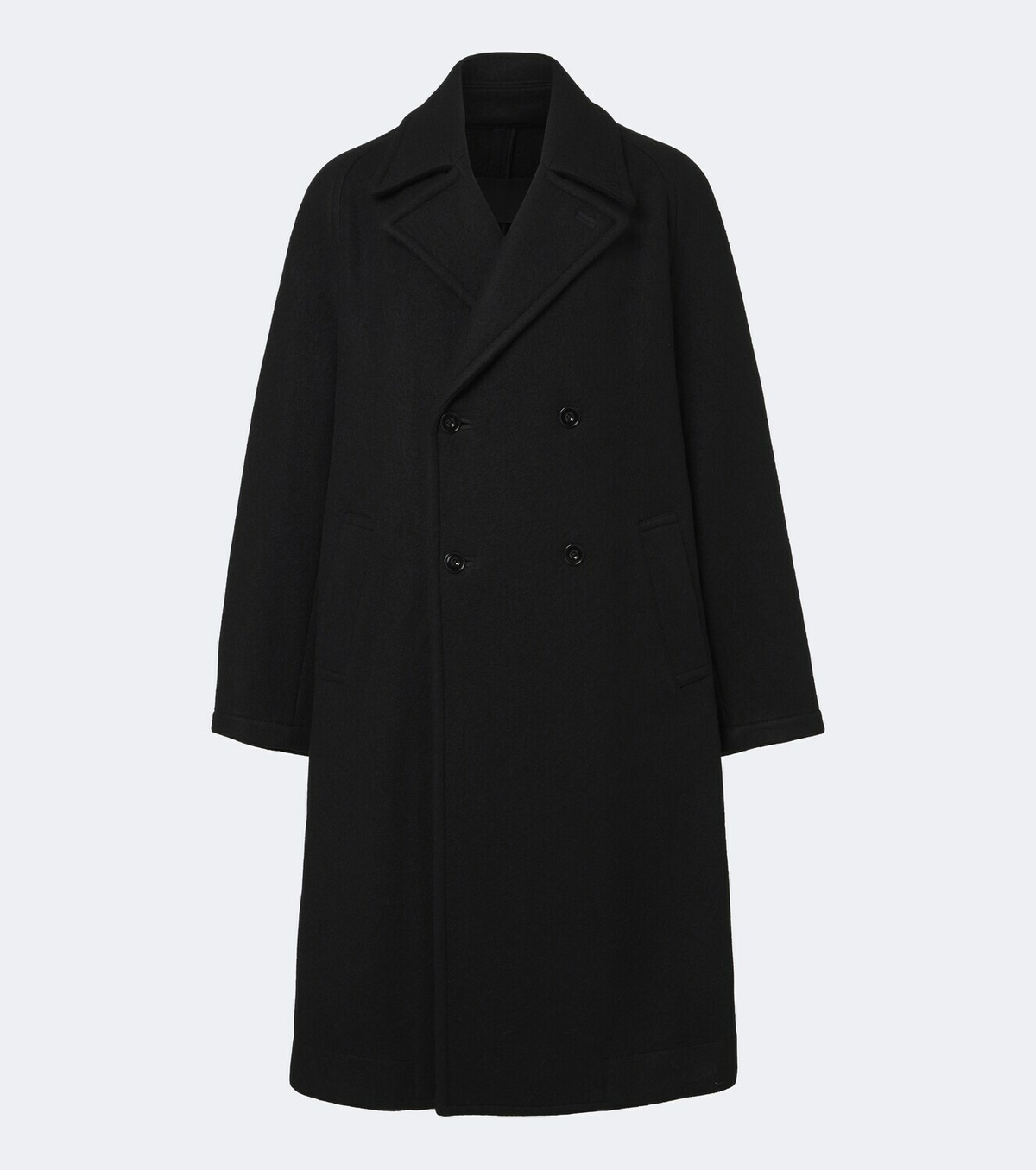 Lemaire Double-breasted wool and alpaca coat