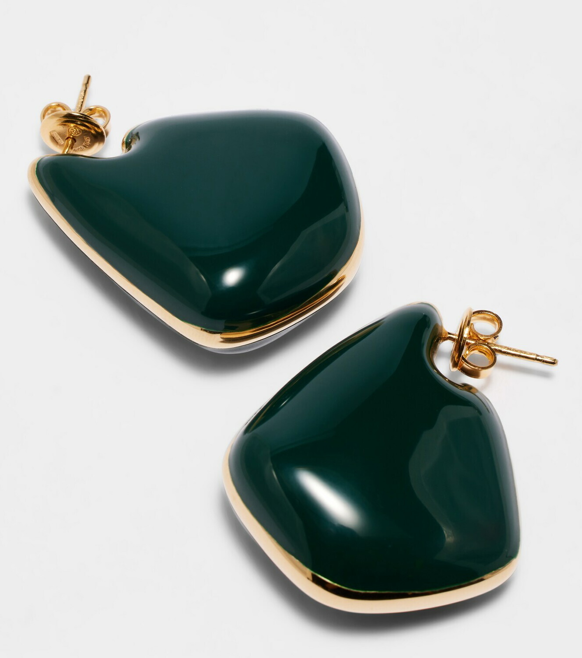 Bottega Veneta Fin Small sterling silver earrings