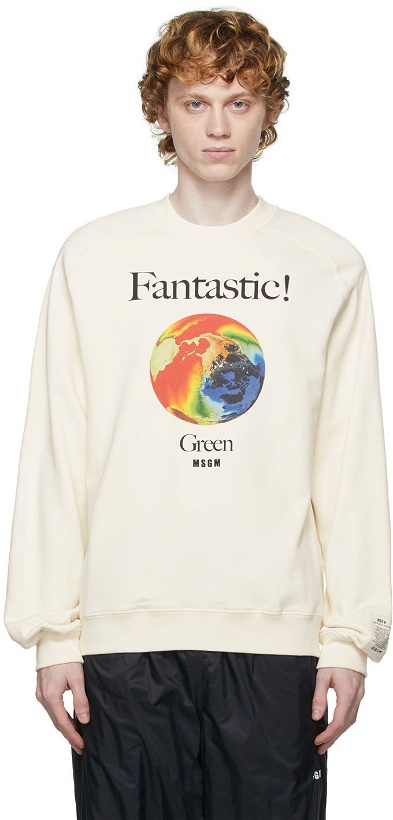 Photo: MSGM Cotton 'Fantastic!' Sweatshirt