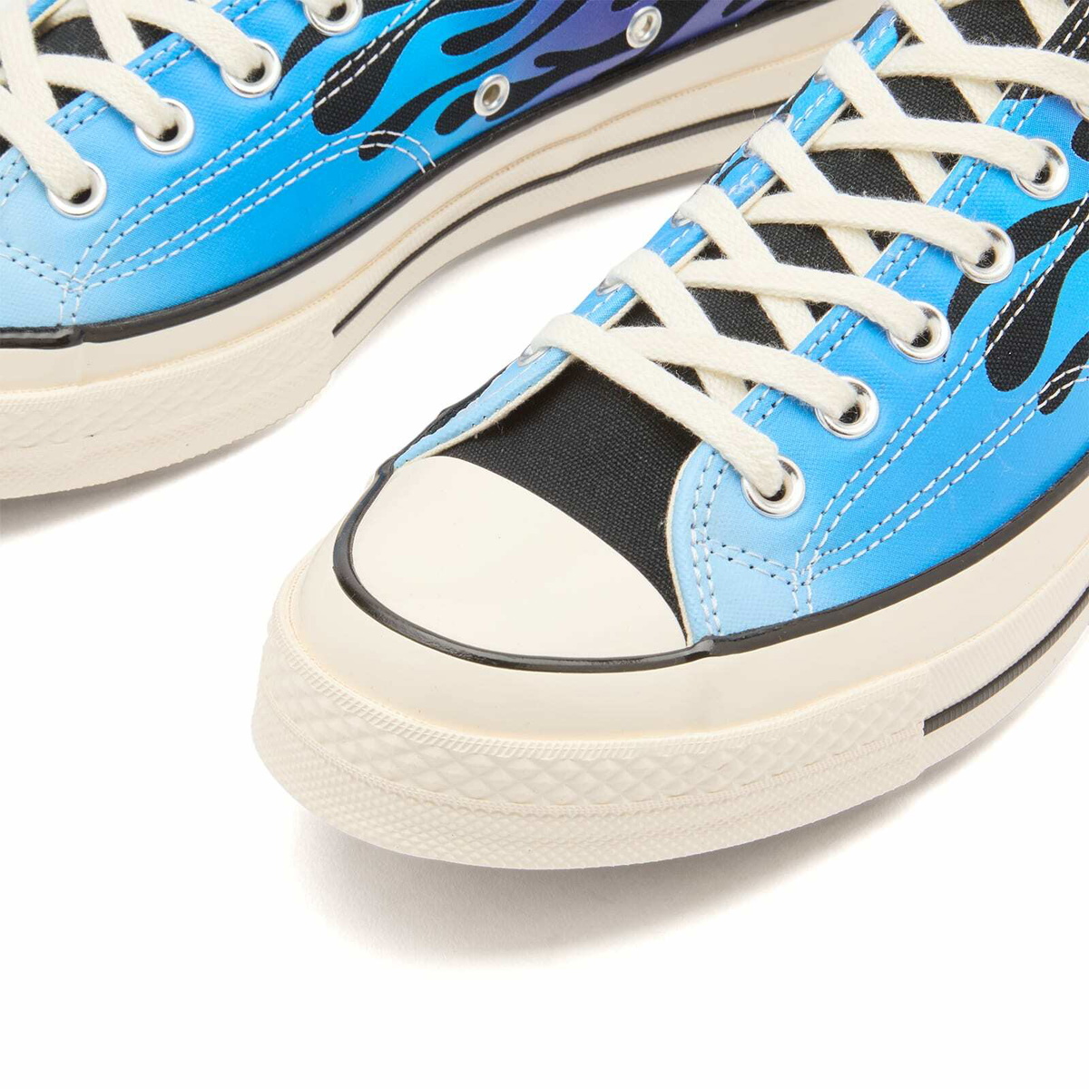Converse Chuck Taylor 1970s Ox Flames Sneaker in Black/Blue/Cobalt
