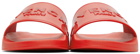 Givenchy Red Logo Slides