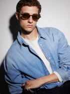 Cutler and Gross - GR13 Oval-Frame Acetate Sunglasses