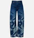 Loewe Paula's Ibiza printed barrel-leg jeans
