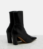 Khaite Nevada leather ankle boots