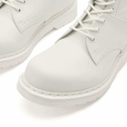 MM6 Maison Margiela Men's x Dr Martens 1460 8-Eye Boot in White