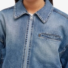 YMC Women's Burnside Denim Jacket in Washed Indigo