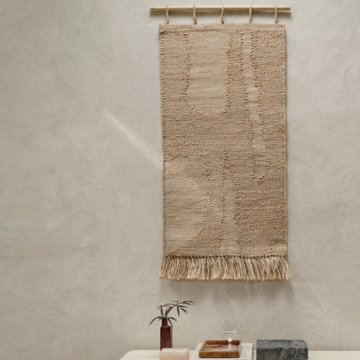 ferm LIVING Harvest Wall Rug - Small in Natural 