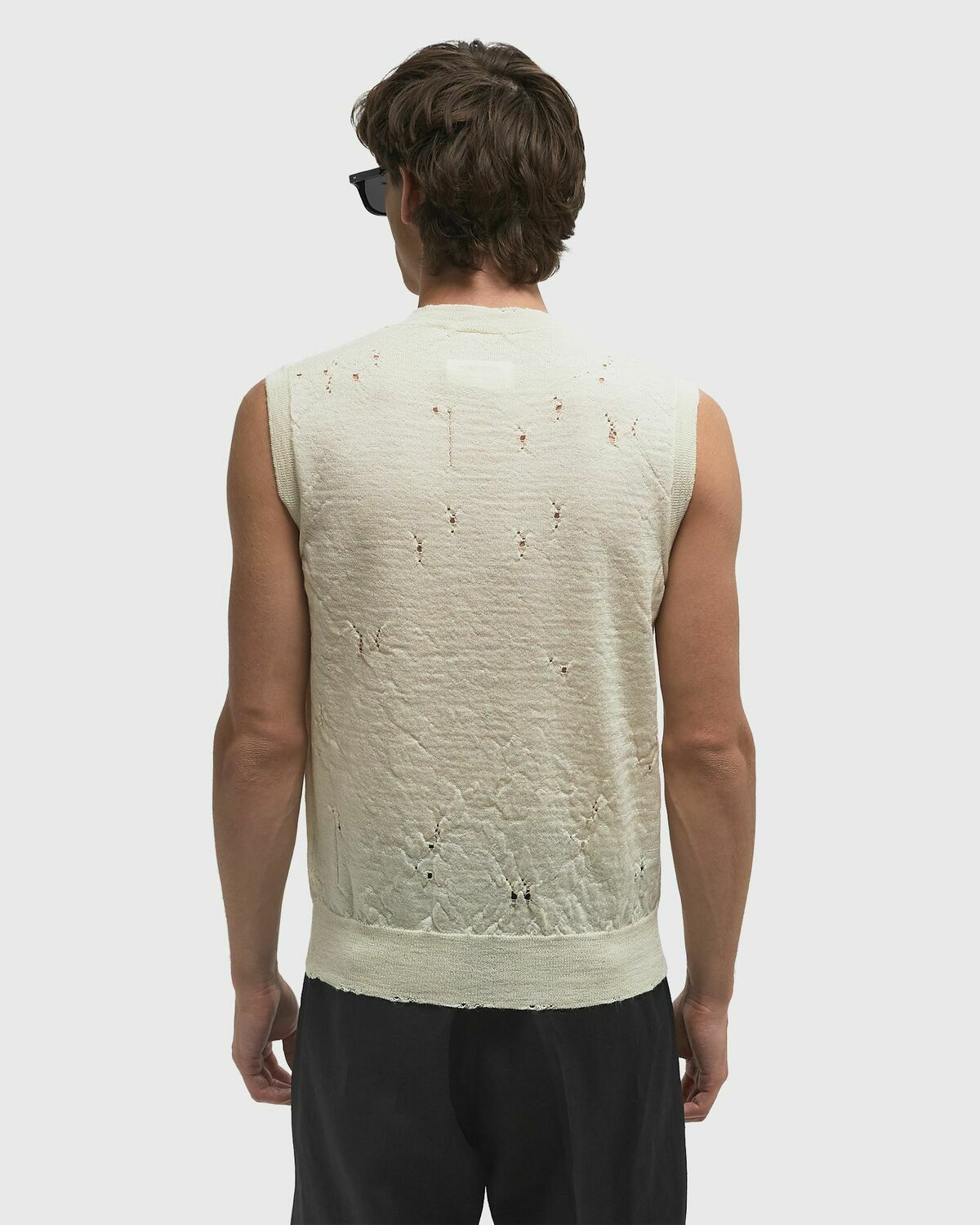 Maison Margiela MM6 GILET White Mens Tank Top