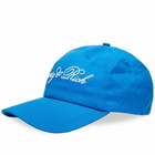 Sporty & Rich Men's Cursive Logo Cap in Royal Blue/White