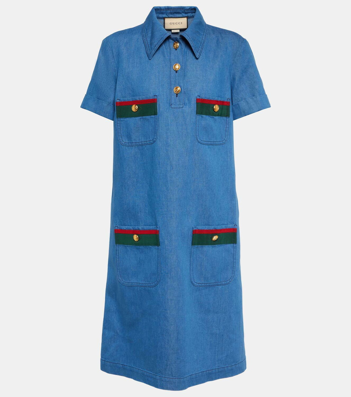 gucci denim mini dress Gucci Denim minidress Gucci
