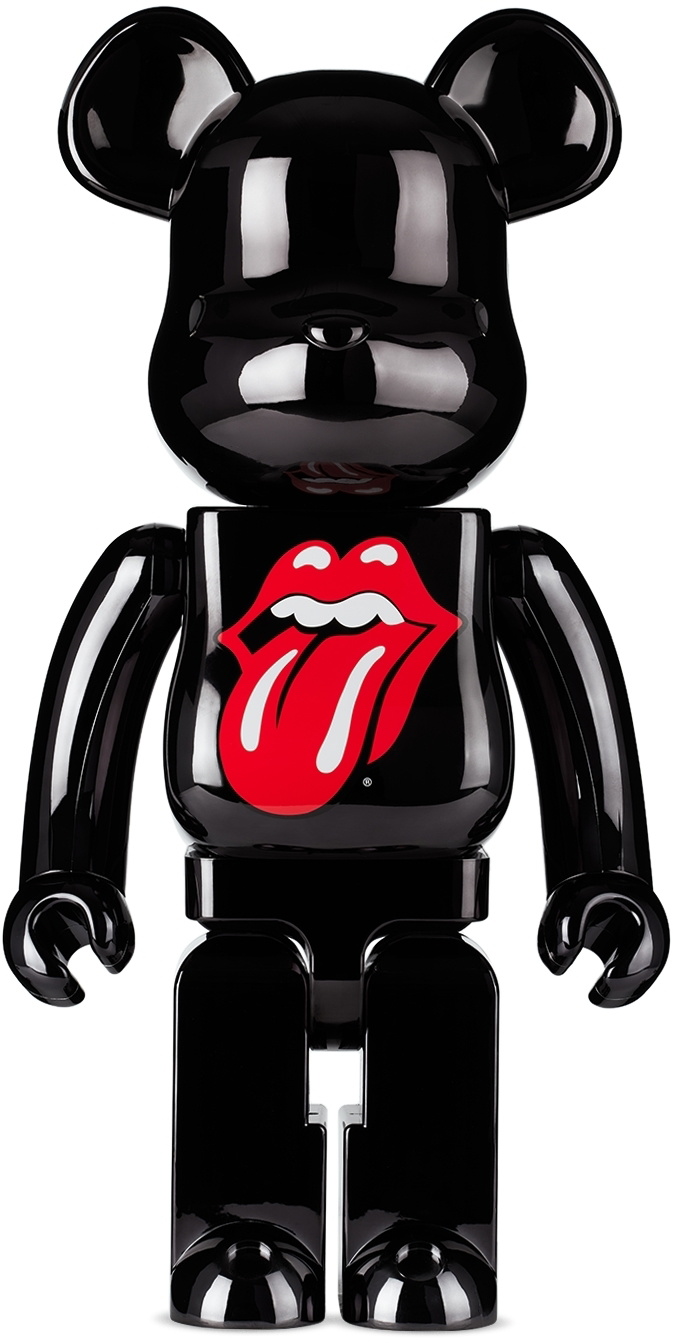 MEDICOM TOY Black The Rolling Stones 1000% Bearbrick