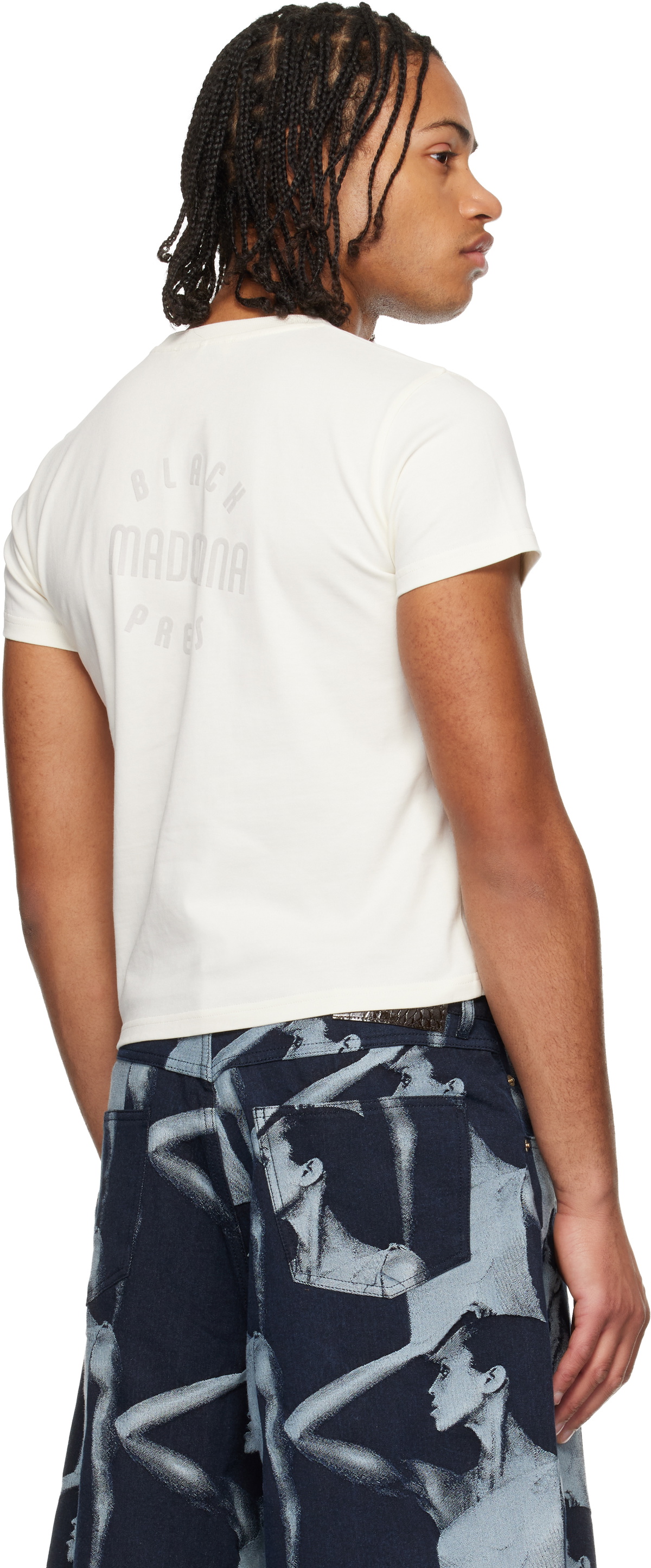 Wales Bonner Off-White Theaster Gates Edition Selah Cropped T