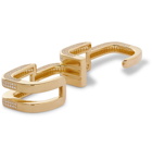 AMBUSH® - Gold-Plated Crystal Ring - Gold