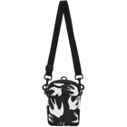 McQ Alexander McQueen Black Swallows Crossbody Bag